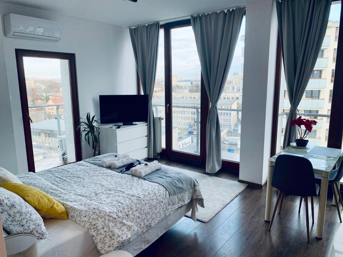 City View Wellness Apartment Swim&Steam&Relax Krakau Exterior foto