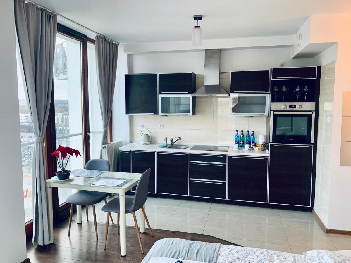 City View Wellness Apartment Swim&Steam&Relax Krakau Exterior foto