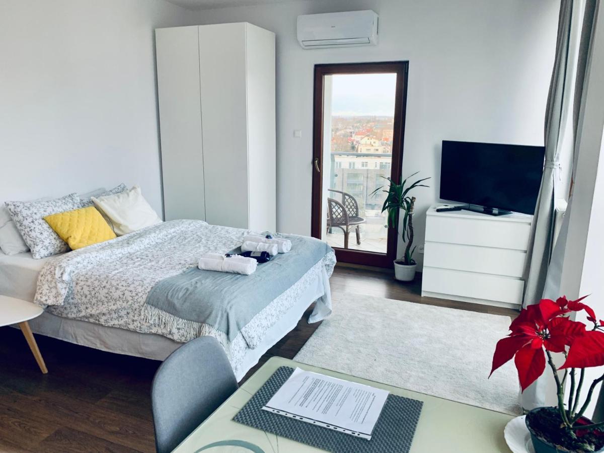 City View Wellness Apartment Swim&Steam&Relax Krakau Exterior foto